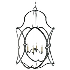 Currey and Company Charisma French Black Pendant Light