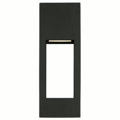 Visual Comfort Studio Collection Testa Black LED Outdoor Wall Light