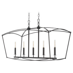 Mantle Matte Black Linear LIght by Quorum Lighting