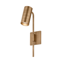 Gage 15.25-Inch Wall Lamp in Patina Brass by Troy Lighting