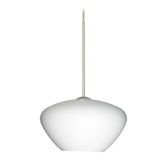 Besa Lighting Peri Satin Nickel Mini-Pendant Light