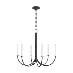 Chapman & Meyers Champlain 31-Inch Iron Oxide Chandelier by Visual Comfort Studio