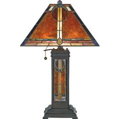 San Gabriel Table Lamp in Valiant Bronze by Quoizel Lighting