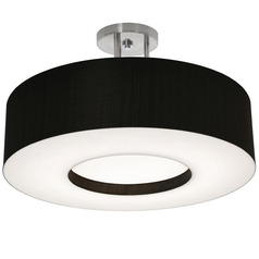 Afx Lighting Montclair Satin Nickel Semi-Flushmount Light