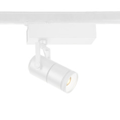15W LED Cylindrical Track Head in White by Eurofase Lighting