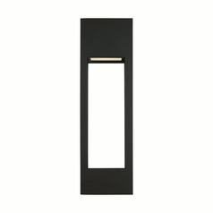 Visual Comfort Studio Collection Testa Black LED Outdoor Wall Light