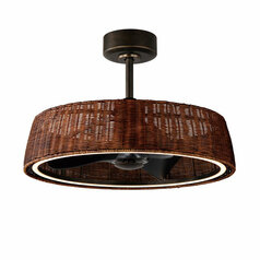 Tulum 29-Inch LED Chandelier Smart Fan in Dark Bronze by Maxim Lighting
