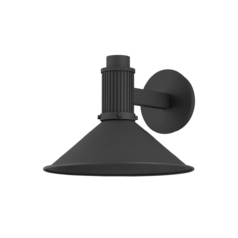 Troy Lighting Elani Textured Black LED Outdoor Wall Light