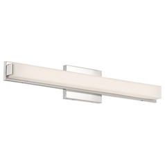 Slick Polished Nickel LED Bathroom Light by Nuvo Lighting