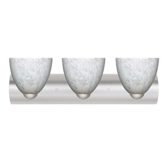 Besa Lighting Sasha Satin Nickel LED Bathroom Light