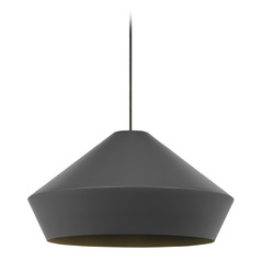 Brummel Monopoint Pendant in Nickel & Gray by Visual Comfort Modern