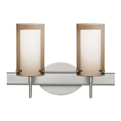 Besa Lighting Pahu Satin Nickel LED Bathroom Light