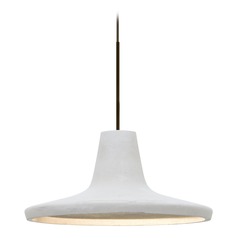 Besa Lighting Modus Bronze LED Mini-Pendant Light with Rlm / Warehouse Shade