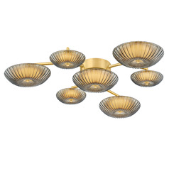 Corbett Lighting Birmingham Vintage Polished Brass LED Flushmount Light