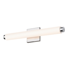 Tubo Polished Chrome LED Bathroom Light by Sonneman Lighting