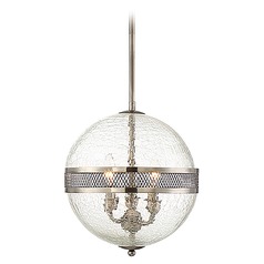 Stirling Polished Pewter Pendant by Savoy House