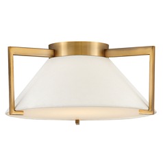 Calla 15.75-Inch Brushed Bronze LED Flush Mount by Hinkley Lighting