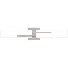 Allison Brushed Nickel LED Bathroom Light by Quoizel Lighting