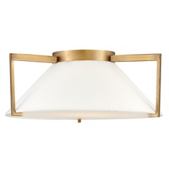 Calla 20-Inch Brushed Bronze LED Flush Mount by Hinkley Lighting