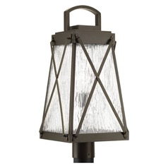 Creighton Antique Bronze Post Light by Progress Lighting