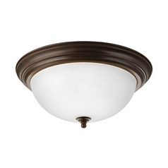 15.25-Inch Flush Mount in Antique Bronze by Progress Lighting