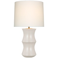 Aerin Marella Medium Table Lamp in Ivory by Visual Comfort Signature