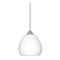 Besa Lighting Tay Satin Nickel Mini-Pendant Light