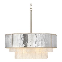 Reverie 26-Inch Medium Drum Pendant in Champagne Gold by Fredrick Ramond