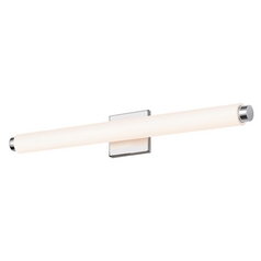 Tubo Polished Chrome LED Bathroom Light by Sonneman Lighting