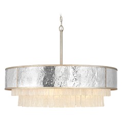 Reverie 36-Inch Wide Drum Chandelier in Champagne Gold by Fredrick Ramond
