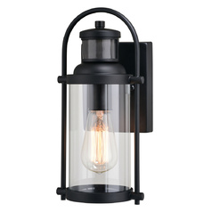 Winfield Matte Black Outdoor Wall Light by Vaxcel Lighting