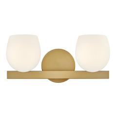 Hinkley Mae Lacquered Brass LED Bathroom Light