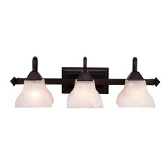 Cardiff Oil Burnished Bronze Bathroom Light by Vaxcel Lighting