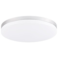 Xelan Painted Silver LED Flush Mount by Matteo Lighting
