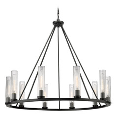 Beau Bronze Chandelier by Z-Lite