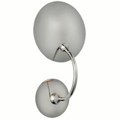 Thomas OBrien Keira Sconce in Nickel by Visual Comfort Signature