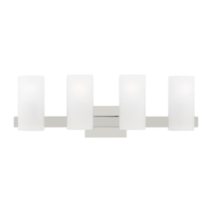 Rhode 4-Light Vanity Light in Chrome by Visual Comfort Studio