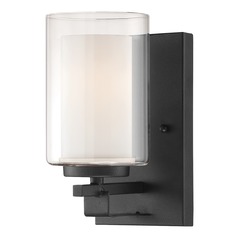 Parsons Studio Sand Coal Sconce by Minka Lavery