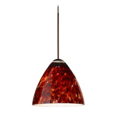 Besa Lighting Mia Bronze LED Mini-Pendant Light