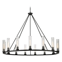 Beau Bronze Chandelier by Z-Lite