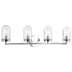 Signal Polished Chrome 4-Light Bathroom Light by Progress Lighting