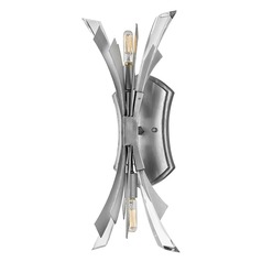 Vida 17.25-Inch Wall Sconce in Glacial by Fredrick Ramond