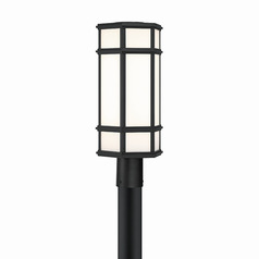 Monte Satin Black LED Post Light by Eurofase Lighting