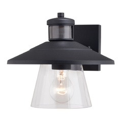 Westport Textured Black Outdoor Wall Light by Vaxcel Lighting