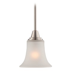 Surrey Brushed Nickel Mini Pendant by Nuvo Lighting