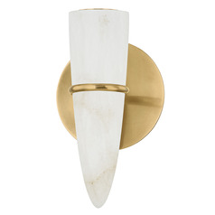 Corbett Lighting Lombardy Vintage Brass LED Sconce