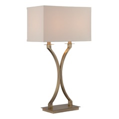 Antique Brass Table Lamp by Lite Source Lighting