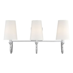 Cameron 24-Inch Polished Nickel Bathroom Light by Savoy House