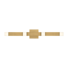 Brander 30-Inch LED Bath Light in Satin Brass by Visual Comfort Studio