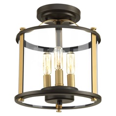 Squire Antique Bronze Flush Mount by Progress Lighting